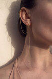 Berano earrings - cuff gold plated
